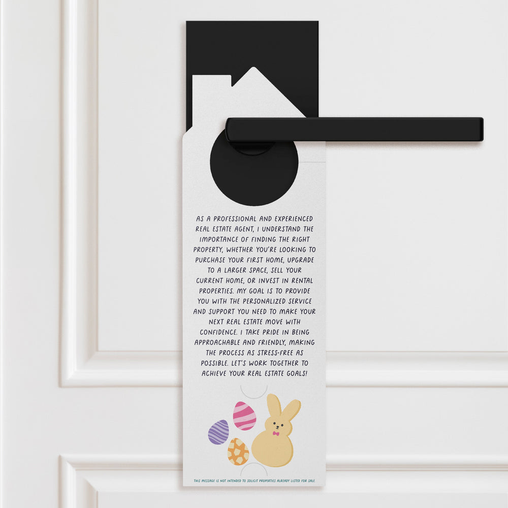 Know Any Peeps Looking For An Eggceptional Real Estate Agent? Door Hangers Season Door Hanger Market Dwellings