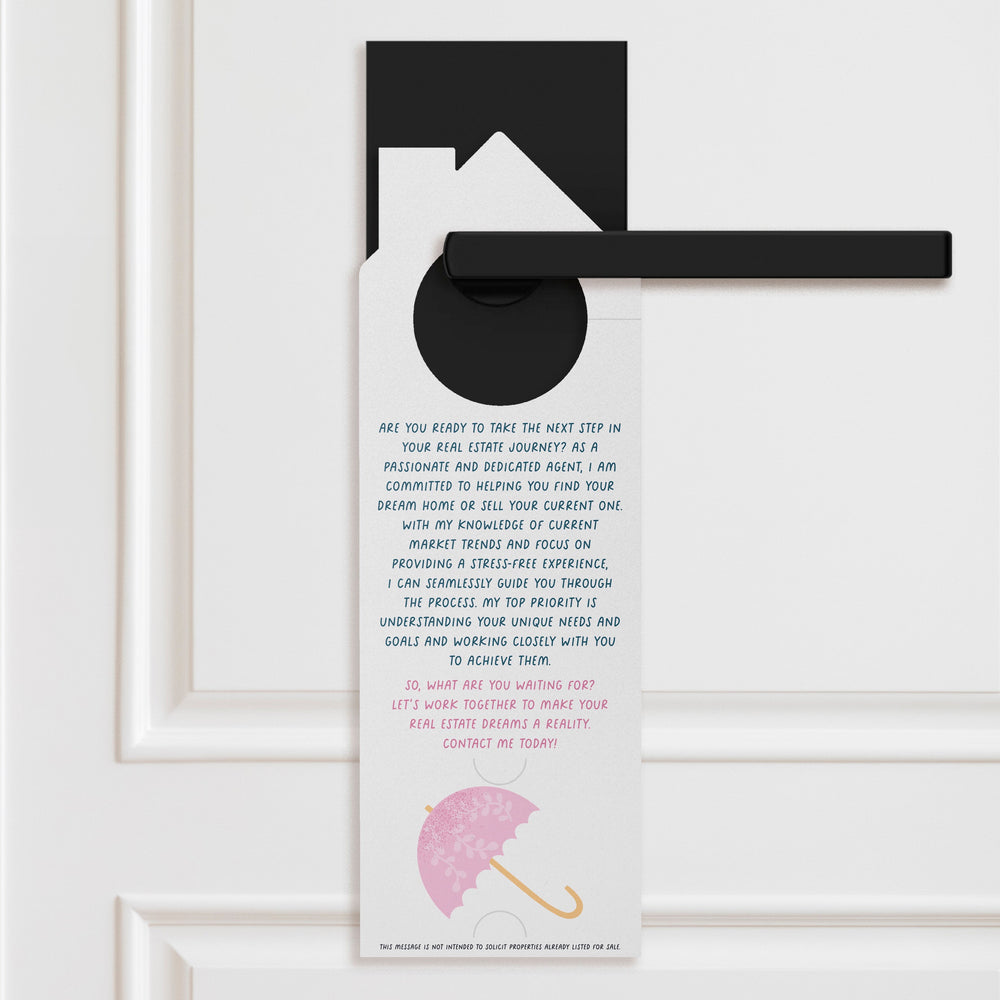 Rain Or Shine, I've Got Your Real Estate Needs Covered Every Time! Door Hangers Season Door Hanger Market Dwellings
