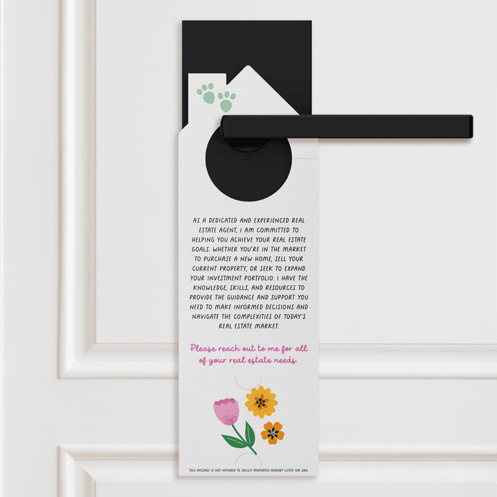 When You're Ready To Discuss Your Real Estate Needs, I'm All Ears! Door Hangers Season Door Hanger Market Dwellings