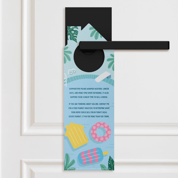 I'm Ready To Dive Right Into All Your Real Estate Needs! Door Hangers Season Door Hanger Market Dwellings
