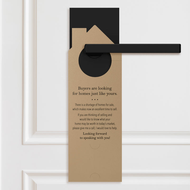 The Housing Market is on Fire Door Hangers Door Hanger Market Dwellings