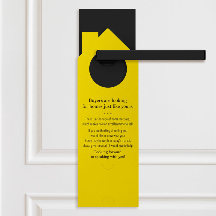 The Housing Market is on Fire Door Hangers Door Hanger Market Dwellings