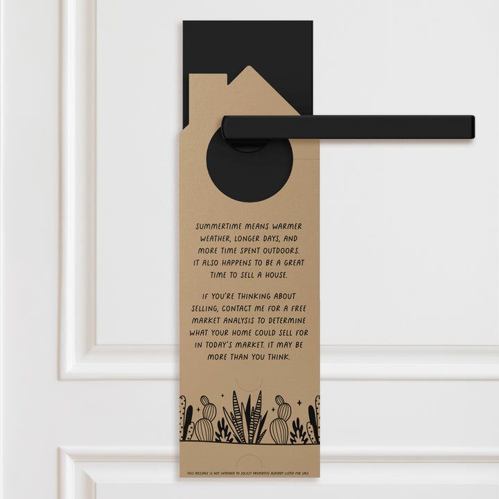 The Real Estate Market Is Heating Up! Door Hangers Season Door Hanger Market Dwellings