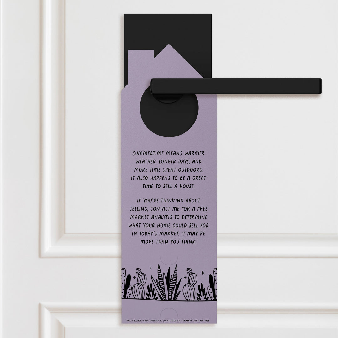 The Real Estate Market Is Heating Up! Door Hangers Season Door Hanger Market Dwellings