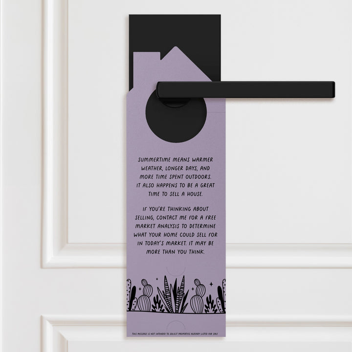 The Real Estate Market Is Heating Up! Door Hangers Season Door Hanger Market Dwellings