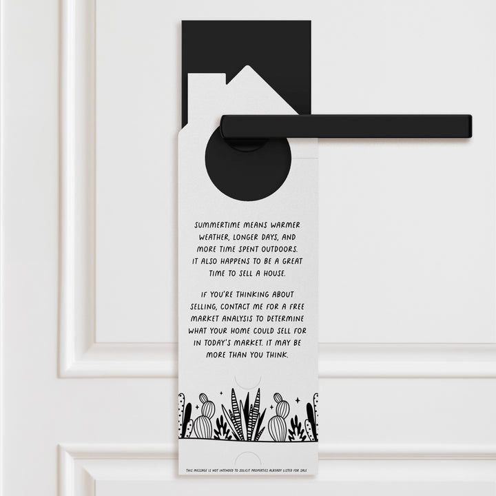 The Real Estate Market Is Heating Up! Door Hangers Season Door Hanger Market Dwellings