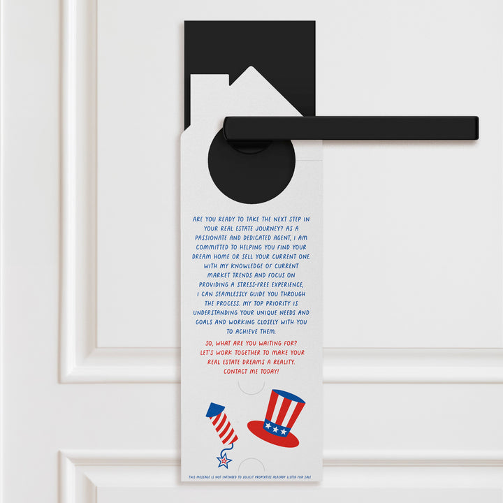 Happy Red, White, & Blue! Door Hangers Holiday Door Hanger Market Dwellings