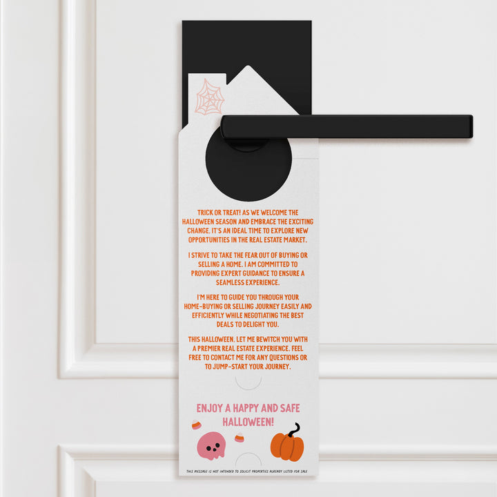 Your Boo-tiful Home Awaits This Halloween! Door Hangers Holiday Door Hanger Market Dwellings
