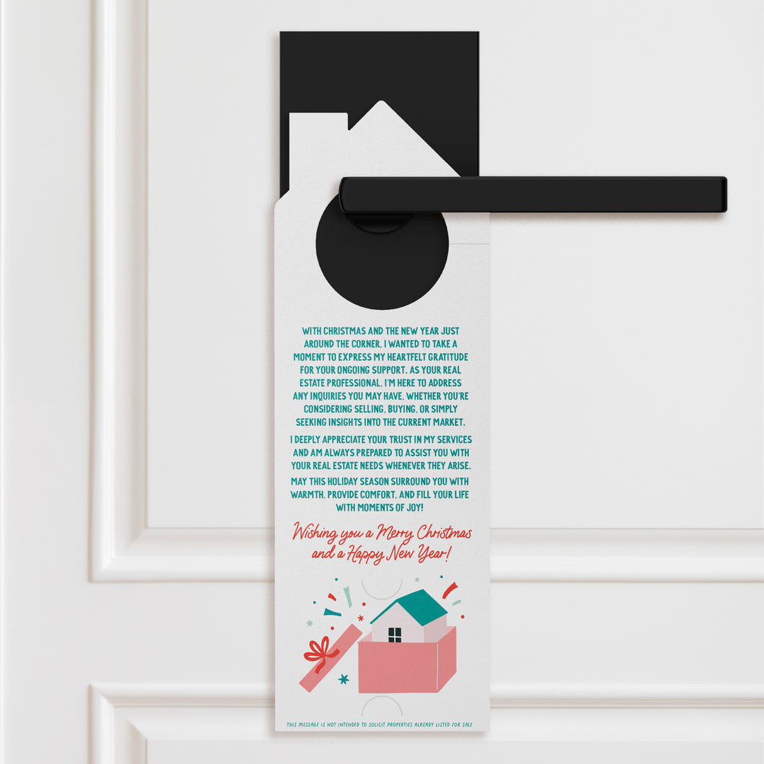 Wrap up Your Dream Home this Christmas Door Hangers Holiday Door Hanger Market Dwellings