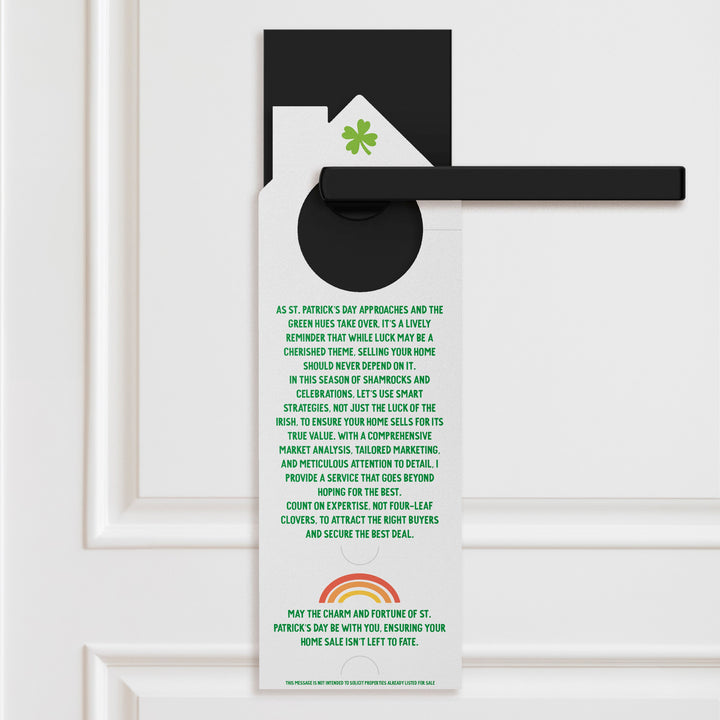 Don't Rely On Luck To Sell Your Home Door Hangers Holiday Door Hanger Market Dwellings