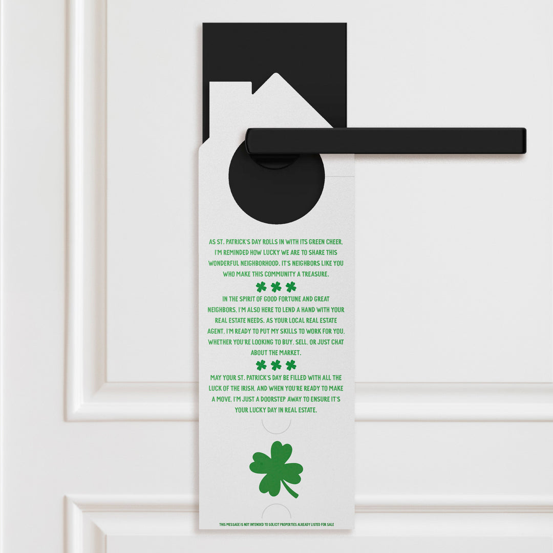 So Lucky To Be Your Neighbor Door Hangers Holiday Door Hanger Market Dwellings