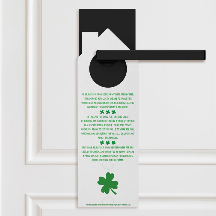 So Lucky To Be Your Neighbor Door Hangers Holiday Door Hanger Market Dwellings