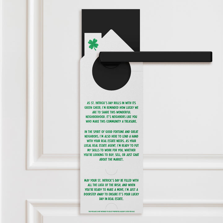 Lucky To Be Your Neighbor Door Hangers Holiday Door Hanger Market Dwellings