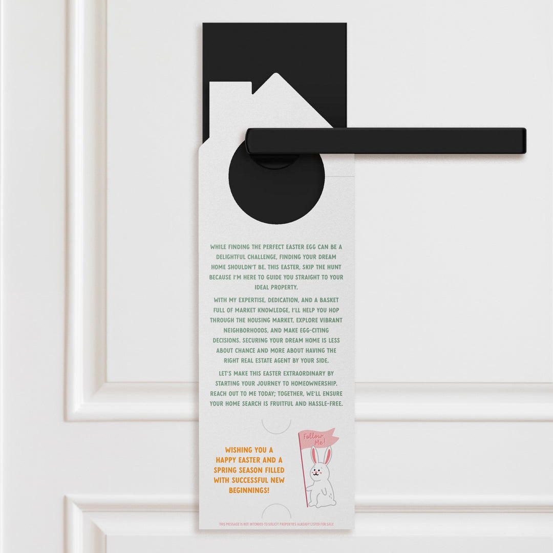 Don't Go House Hunting Alone, Call Me! Door Hangers Holiday Door Hanger Market Dwellings
