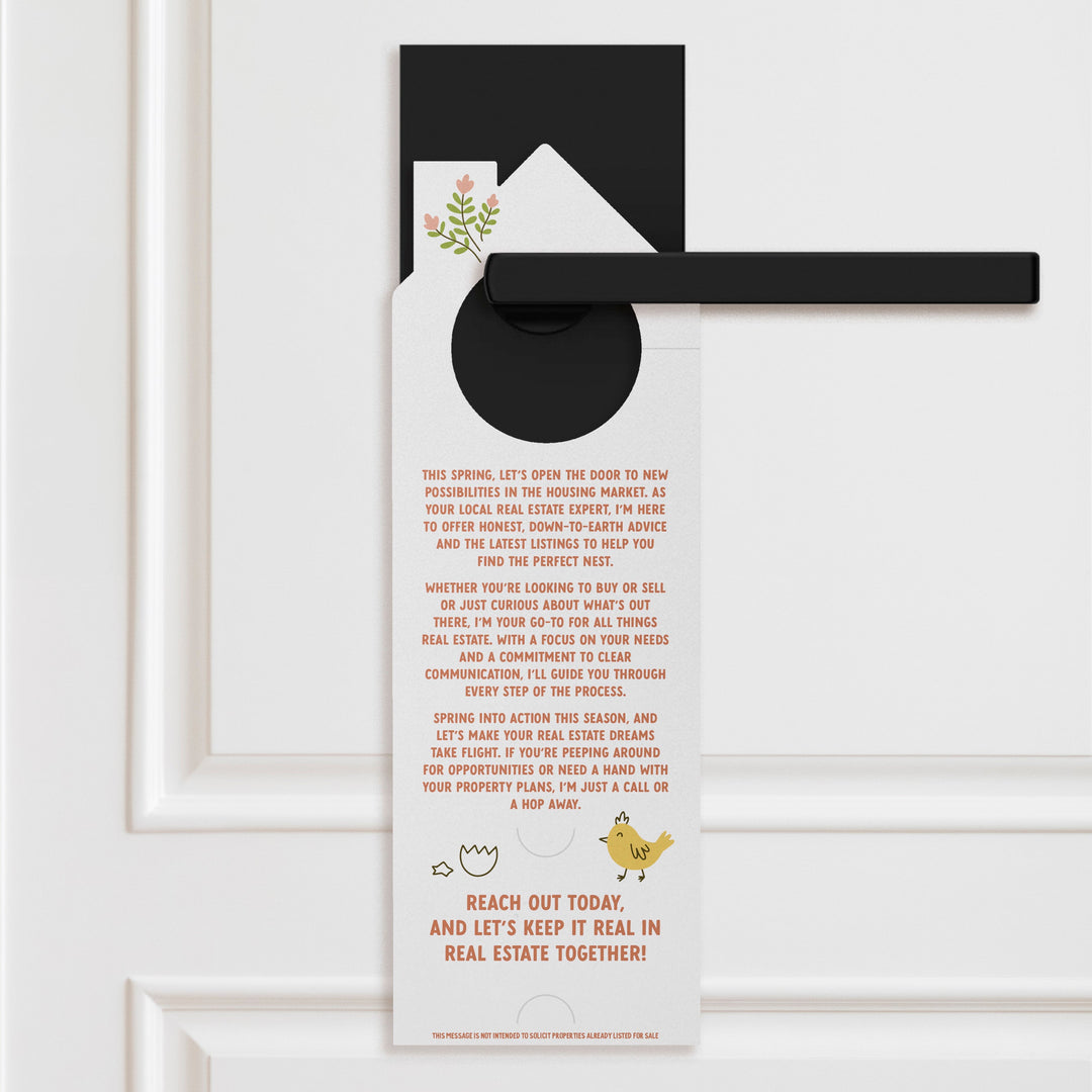 Peeping It Real In Real Estate! Door Hangers Holiday Door Hanger Market Dwellings