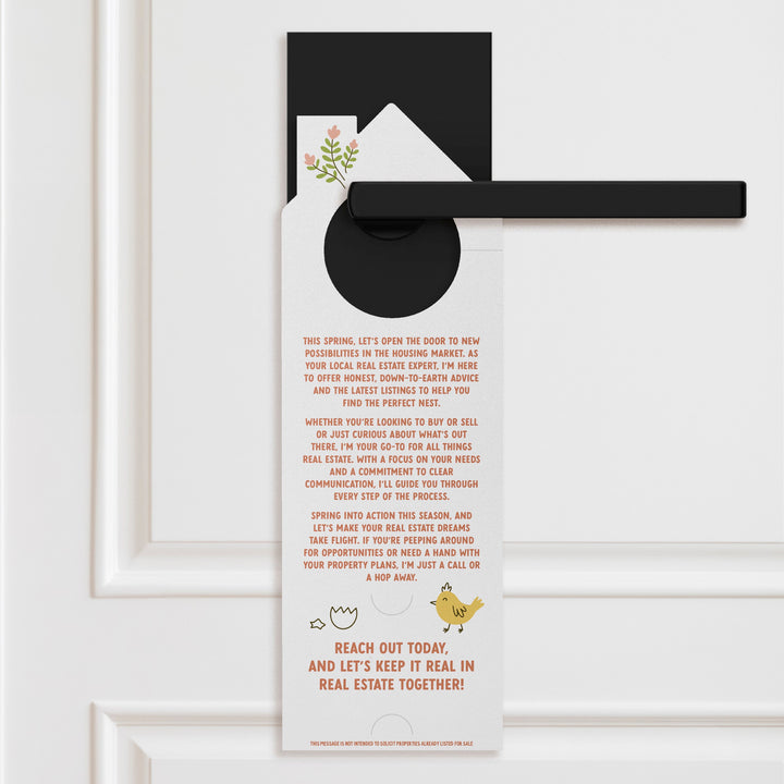 Peeping It Real In Real Estate! Door Hangers Holiday Door Hanger Market Dwellings