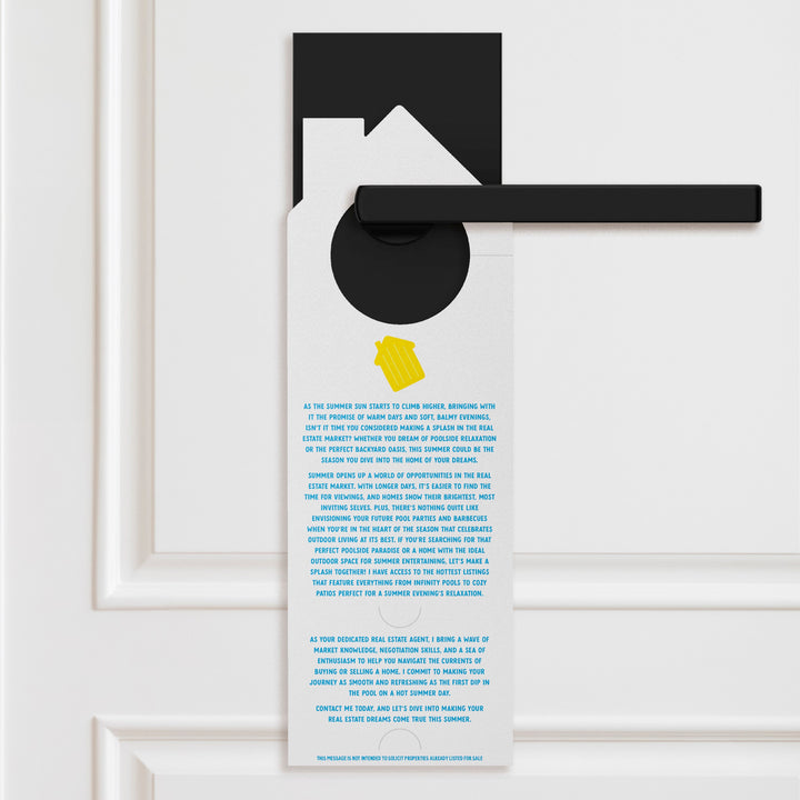 Dive Into Your Dream Home This Summer! Door Hangers Season Door Hanger Market Dwellings