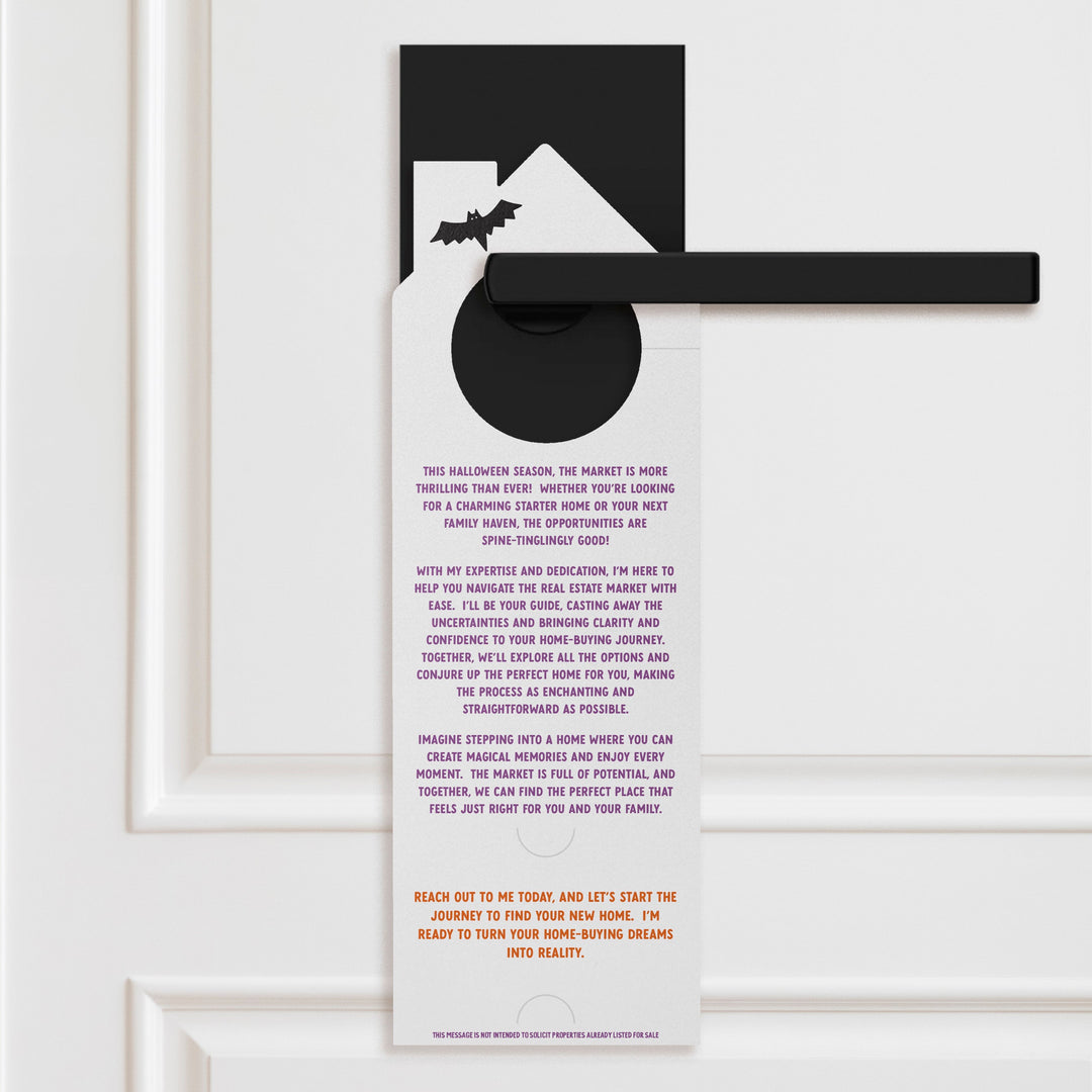 It's A Great Time To Buy A Home. I Can Feel It In My Bones! Door Hangers Holiday Door Hanger Market Dwellings