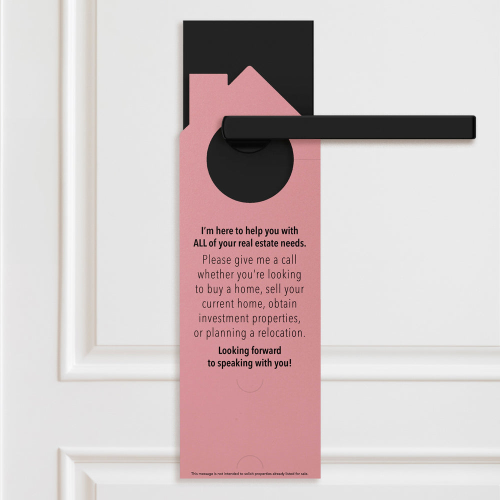 Let Me Help You Find Your Happy Place Door Hangers Door Hanger Market Dwellings