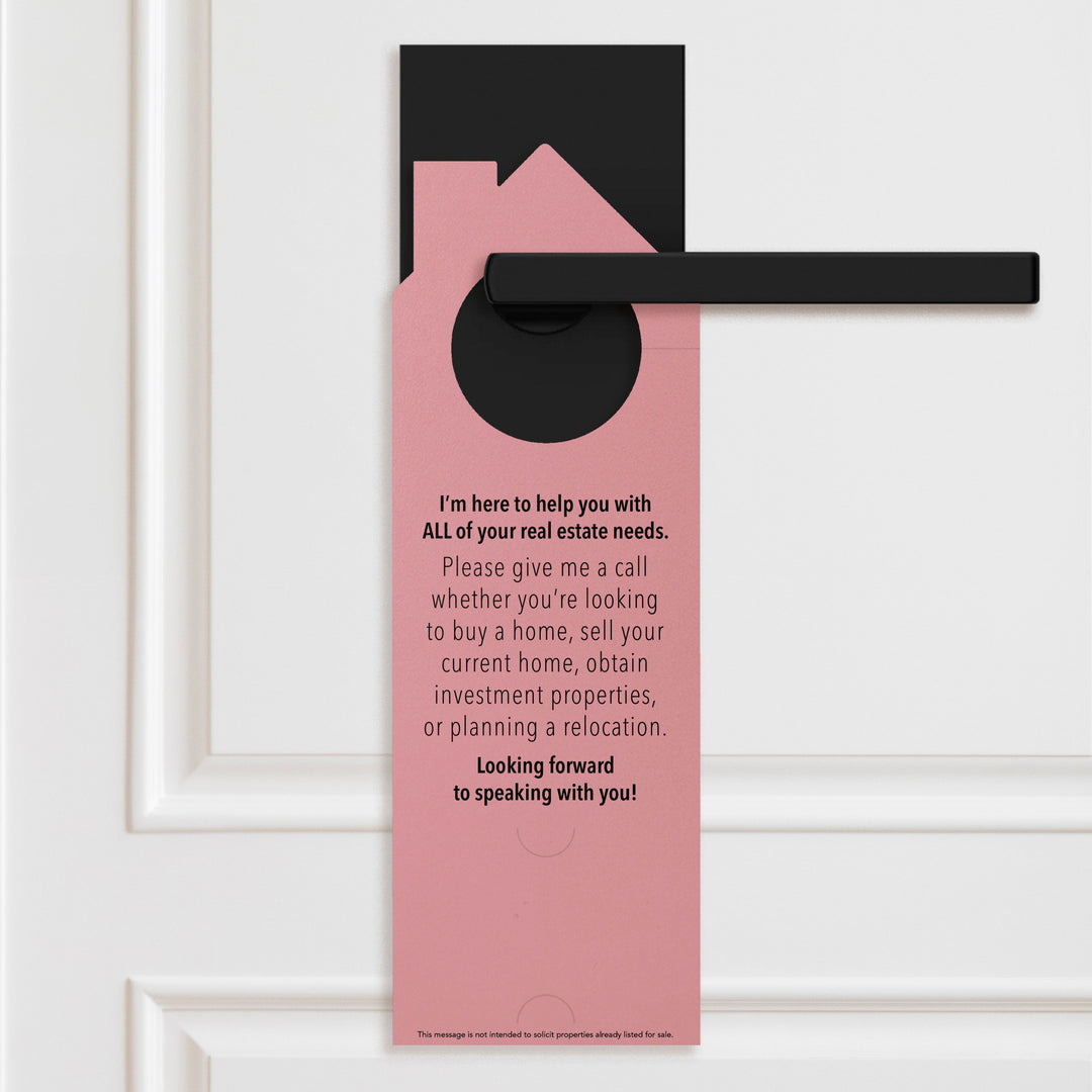 Let Me Help You Find Your Happy Place Door Hangers Door Hanger Market Dwellings