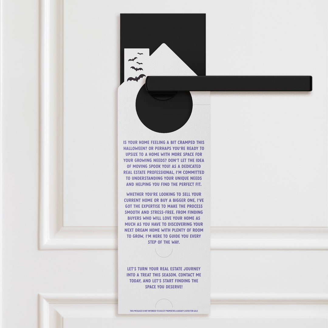Trick Or Treat! Need More Square Feet? Door Hangers Holiday Door Hanger Market Dwellings