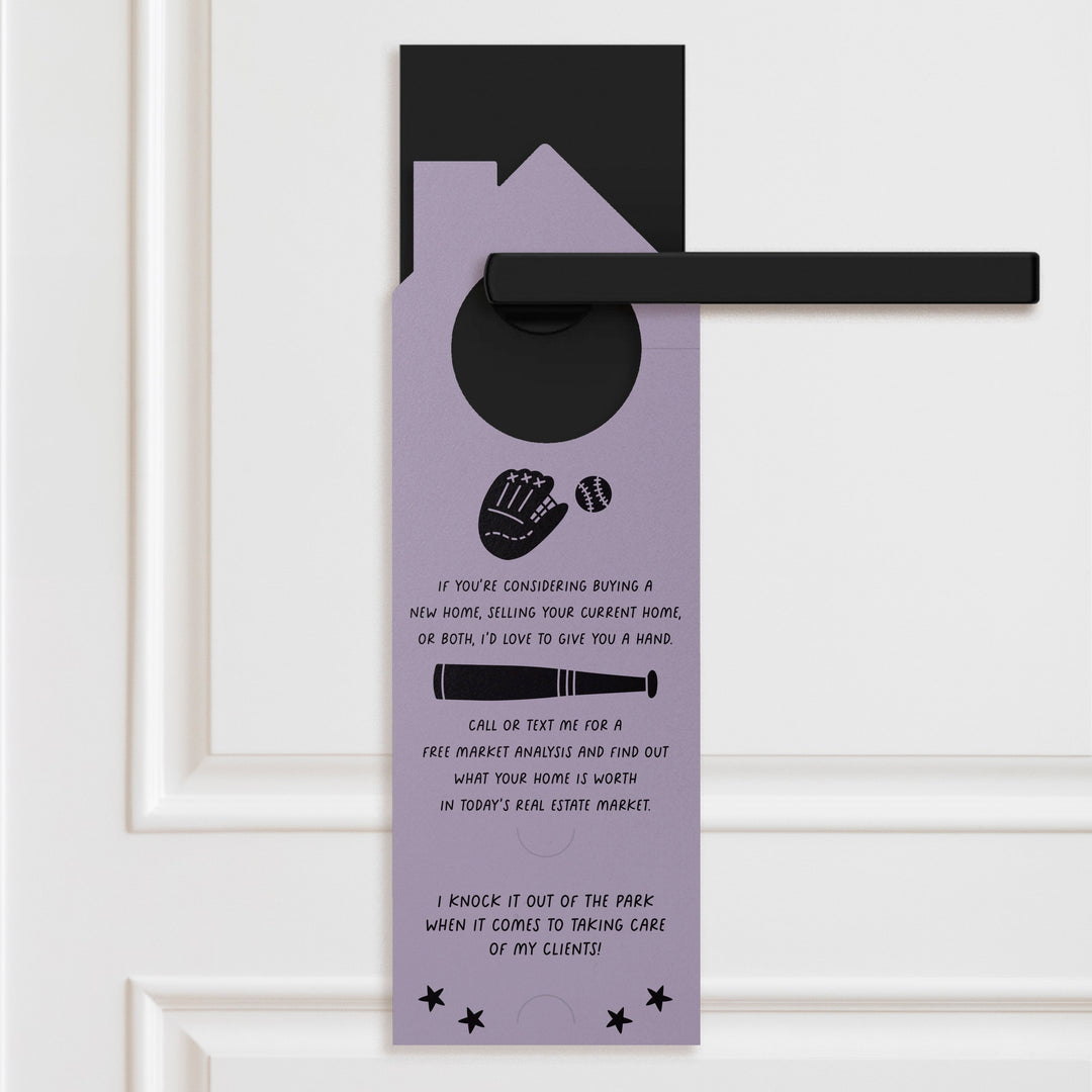 Let's Make Your Selling Experience a Home Run! Door Hangers Season Door Hanger Market Dwellings