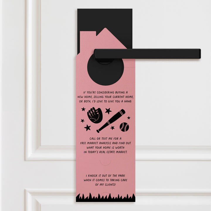 There Is No Base Like Home Door Hangers Season Door Hanger Market Dwellings