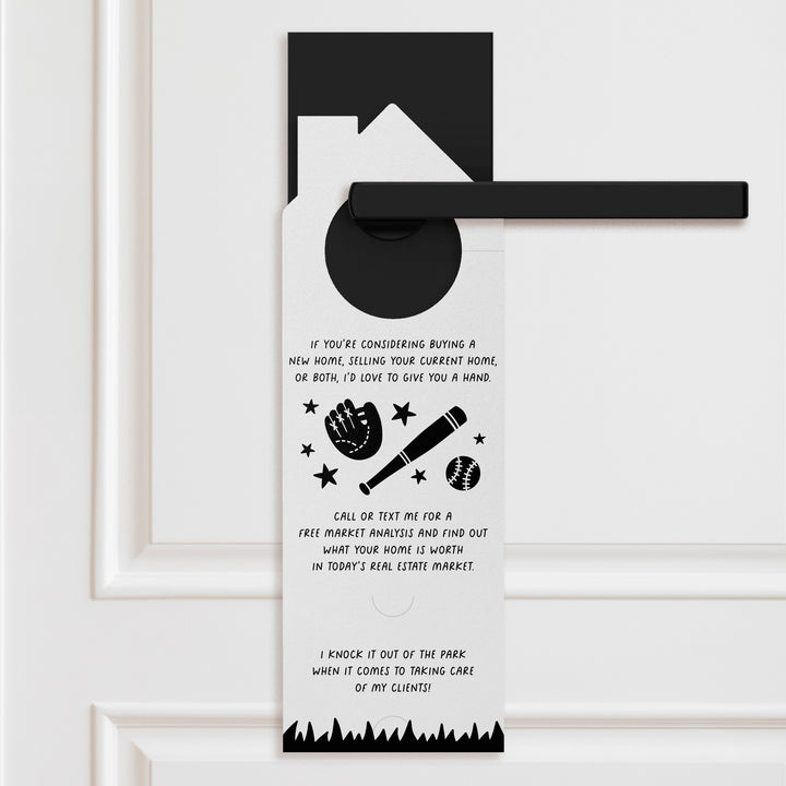 There Is No Base Like Home Door Hangers Season Door Hanger Market Dwellings