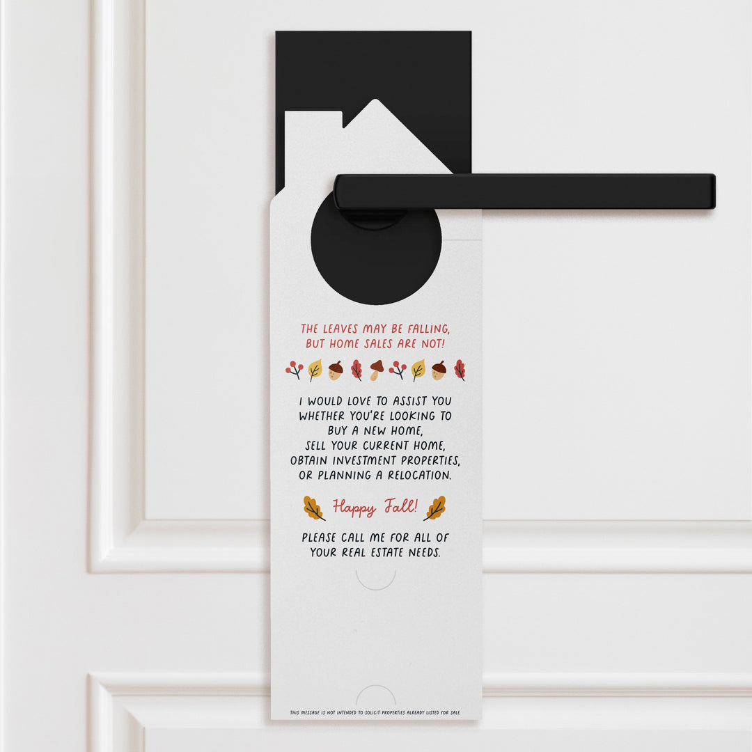 Hello Fall Real Estate Door Hangers Season Door Hanger Market Dwellings