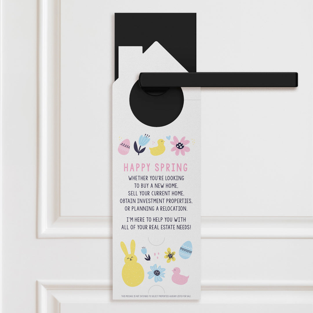 Know Any Peeps with Real Estate Needs? Door Hangers Holiday Door Hanger Market Dwellings