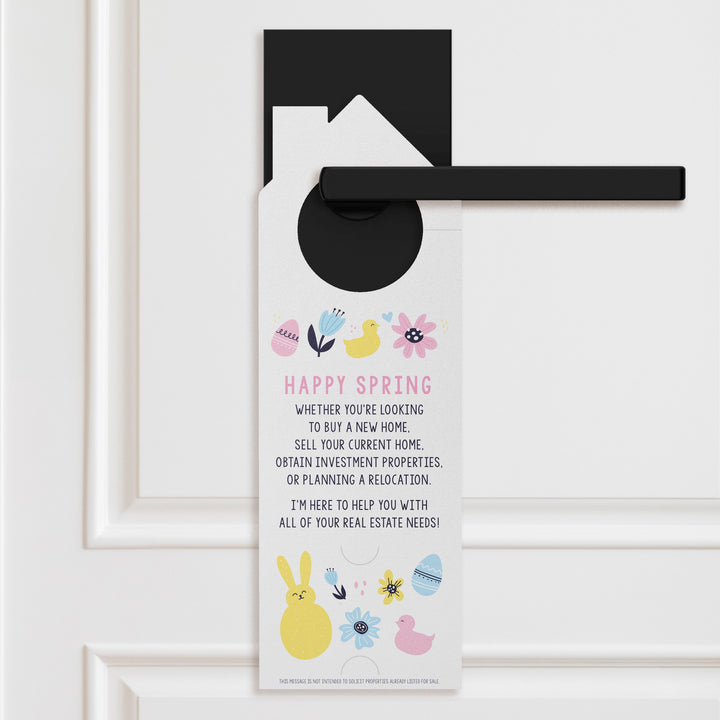 Know Any Peeps with Real Estate Needs? Door Hangers Holiday Door Hanger Market Dwellings