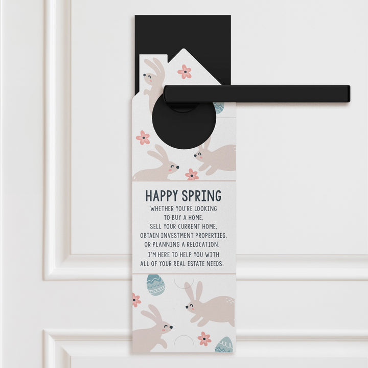 No Bunny Knows Real Estate Like I Do Door Hangers Holiday Door Hanger Market Dwellings