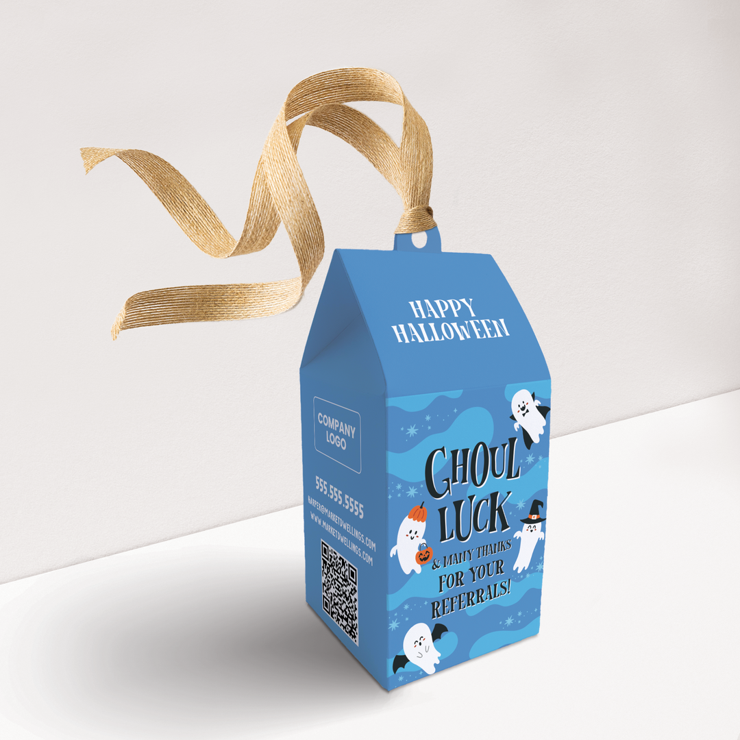 Ghoul Luck and Many Thanks For Your Referrals Pop By Box | Real Estate | 73-BX1 Holiday Pop By Box Market Dwellings