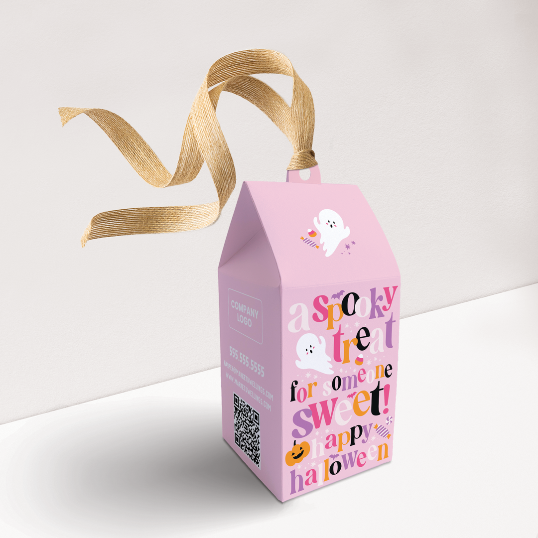 A Spooky Treat For Someone Sweet Pop By Box | Real Estate | 64-BX1-AB Holiday Pop By Box Market Dwellings SOFT PINK
