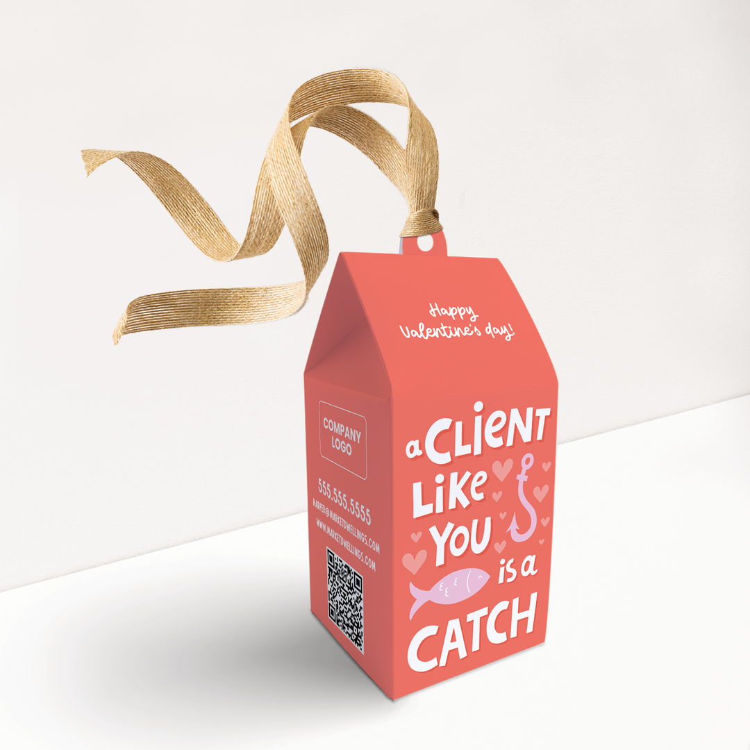 A Client Like You Is A Catch Valentine's Day Pop By Box | Real Estate | 31-BX1 Holiday Pop By Box Market Dwellings