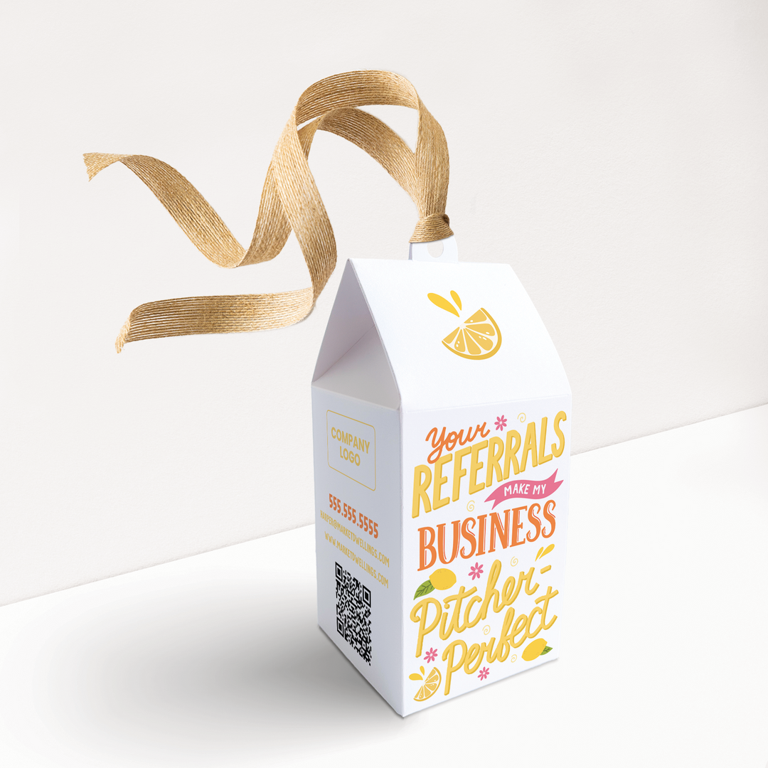 Your Referrals Make My Business Pitcher-Perfect | Pop By Box | Real Estate | 61-BX1 Season Pop By Box Market Dwellings