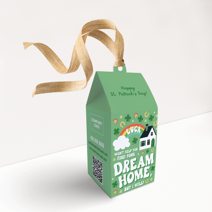Luck Won't Help You Find Your Dream Home St. Patrick's Day Pop By Box | Real Estate | 42-BX1 Holiday Pop By Box Market Dwellings