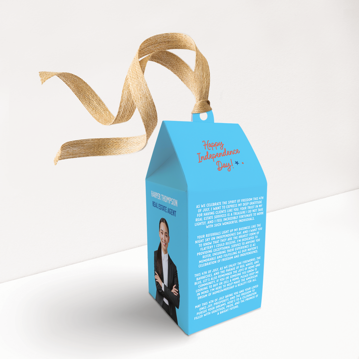 Red, White, Blue and Grateful For You 4th Of July Pop By Box | Real Estate | 62-BX1-AB Holiday Pop By Box Market Dwellings