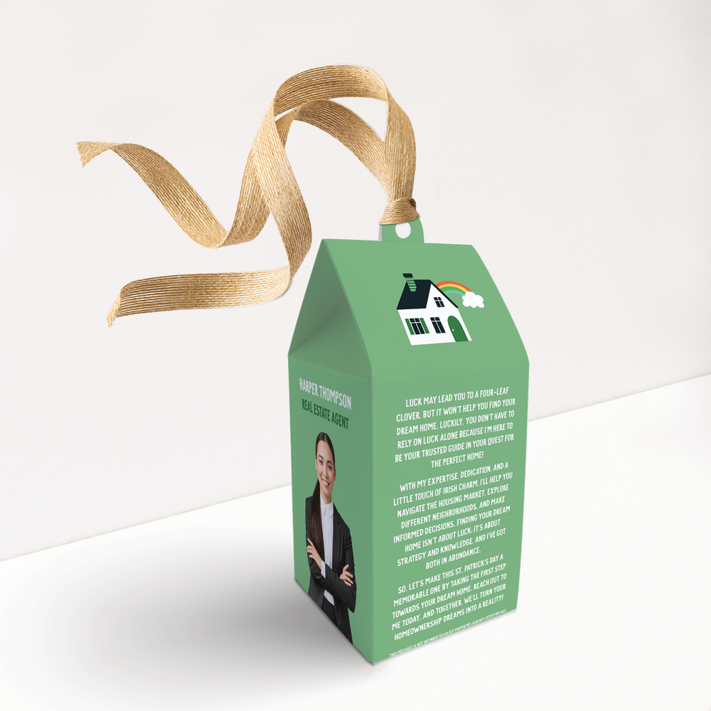 Luck Won't Help You Find Your Dream Home St. Patrick's Day Pop By Box | Real Estate | 42-BX1 Holiday Pop By Box Market Dwellings