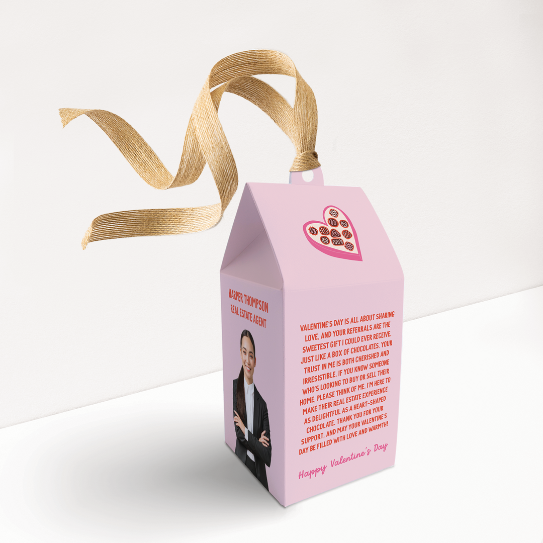 Your Referrals Are Sweeter Than A Box of Chocolates Valentine's Day Pop By Box | Real Estate | 35-BX1 Holiday Pop By Box Market Dwellings