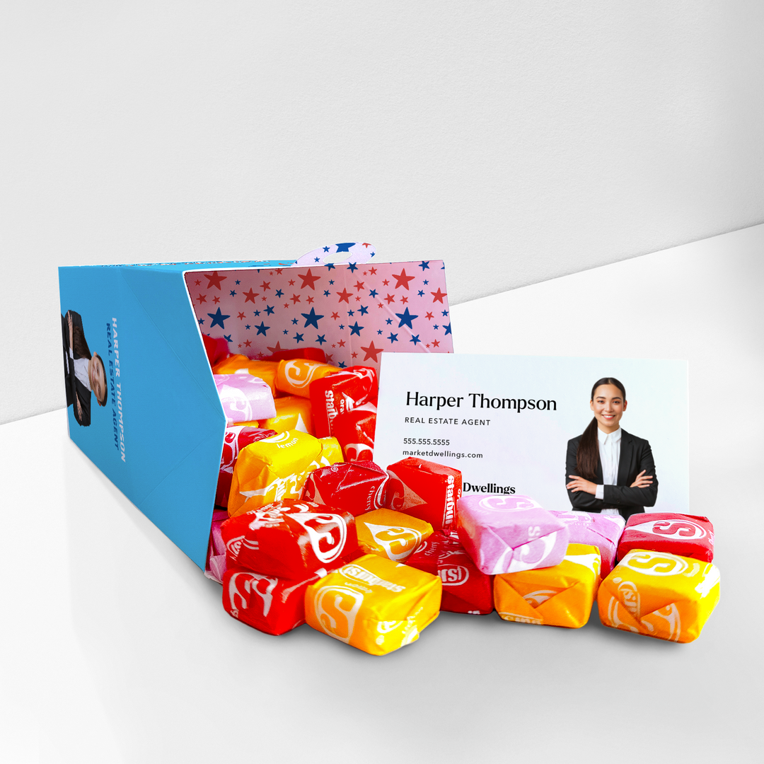 Red, White, Blue and Grateful For You 4th Of July Pop By Box | Real Estate | 62-BX1-AB Holiday Pop By Box Market Dwellings