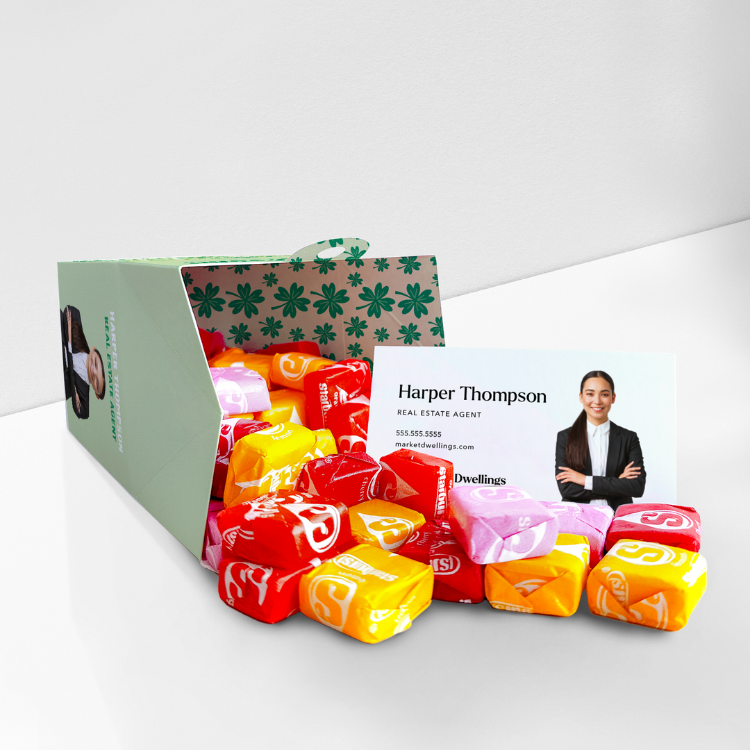Lucky To Have You And Your Referrals St. Patrick's Day Pop By Box | Real Estate | 43-BX1-AB Holiday Pop By Box Market Dwellings