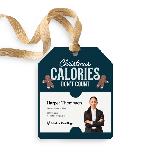 Christmas Calories Don't Count | Gift Tags Gift Tag Market Dwellings