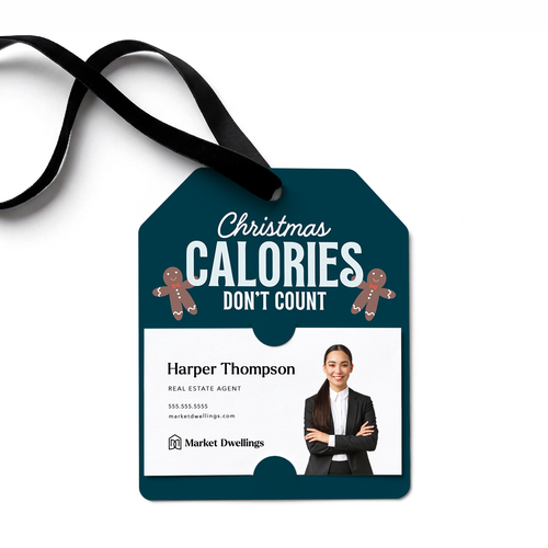 Christmas Calories Don't Count | Gift Tags Gift Tag Market Dwellings