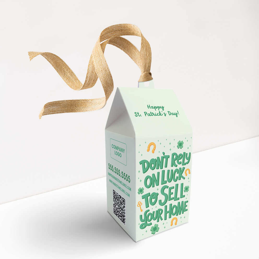 Don't Rely On Luck To Sell Your Home St. Patrick's Day Pop By Box | Real Estate | 39-BX1 Holiday Pop By Box Market Dwellings