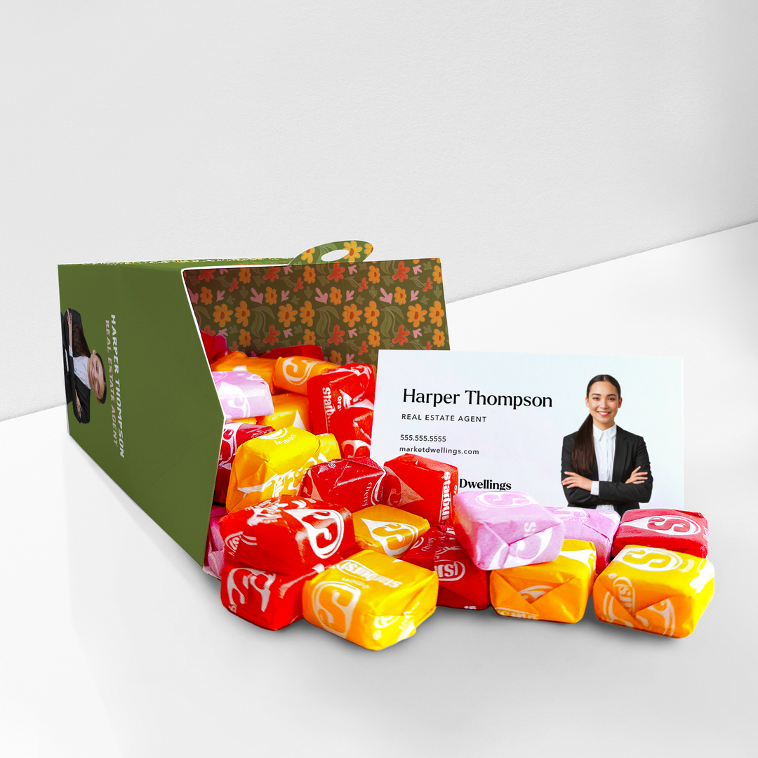 Your Referrals Make My Business Bloom Spring Pop By Box | Real Estate | 47-BX1 Season Pop By Box Market Dwellings