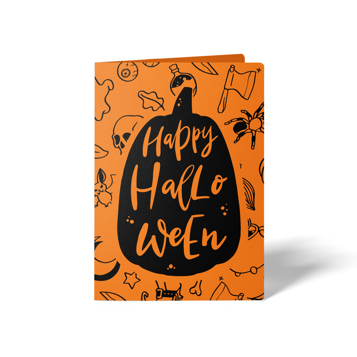 Set of Happy Halloween Greeting Cards | Envelopes Included Greeting Card Market Dwellings CARROT