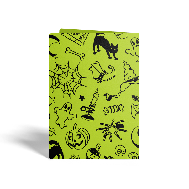Set of Happy Halloween Greeting Cards | Envelopes Included Greeting Card Market Dwellings