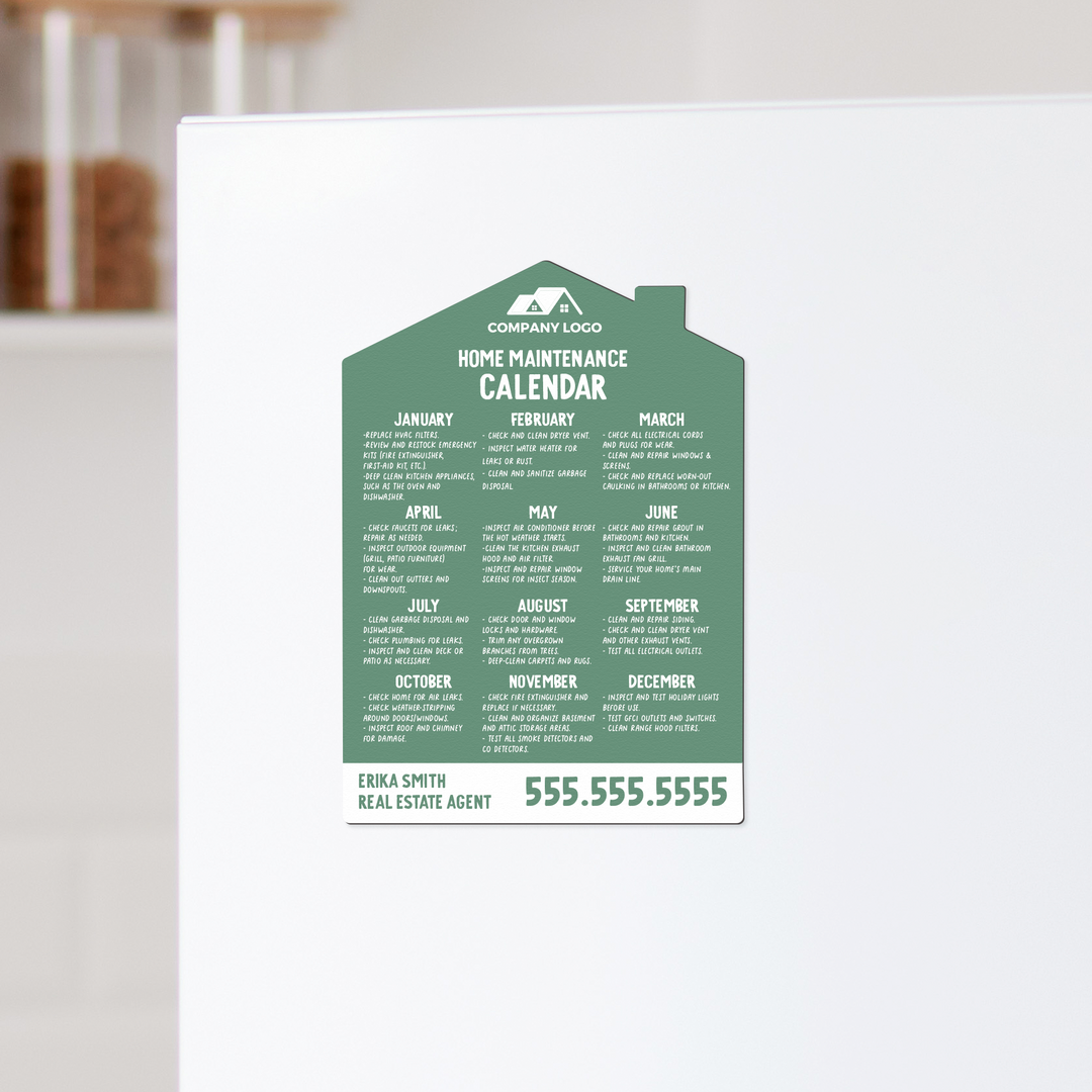 Customizable | Home Maintenance Refrigerator Magnets | DSM-18-AB Magnet Market Dwellings JADE  