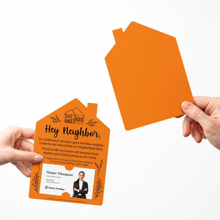 Set of Hey Neighbor Real Estate Mailers | Envelopes Included | M1-M001 Mailer Market Dwellings